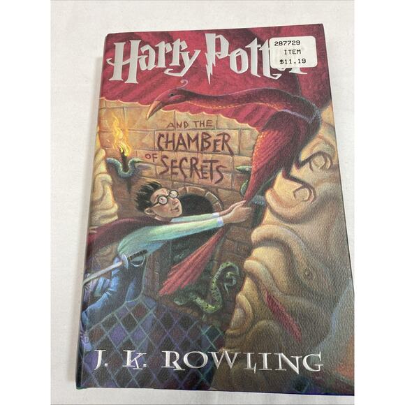 Harry Potter and The Chamber of Secrets TRUE American 1ST Ed 1ST PRINT W/TYPO